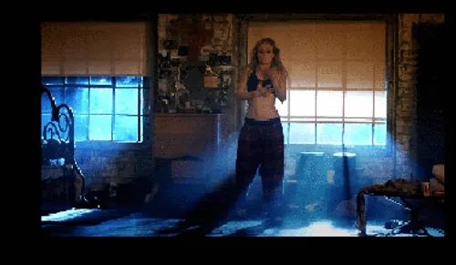 gif of parallax effect on horse rider